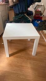 Ikea lack wit 2 tafeltjes goede staat 5,- voor 2 stuks, 50 tot 100 cm, Vierkant, Ophalen of Verzenden, Zo goed als nieuw