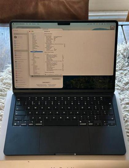 Apple Macbook Air M3, Computers en Software, Apple Macbooks, Zo goed als nieuw, MacBook Air, 13 inch, Ophalen