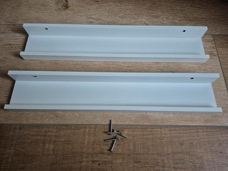Ikea Ribba Wandplank 55cm - Wit, Huis en Inrichting, Woonaccessoires | Wandplanken en Boekenplanken, Zo goed als nieuw, Ophalen of Verzenden