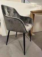 3 armstoelen, Huis en Inrichting, Stoelen, Ophalen, Zo goed als nieuw, Grijs, Stof