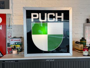 Vintage Puch Lichtbak Reclamebord beschikbaar voor biedingen