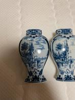 Delfts Blauw Vaasjes Set, Antiek en Kunst, Ophalen of Verzenden