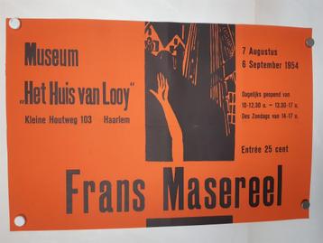 Originele Poster Frans Masereel Amsterdam beschikbaar voor biedingen