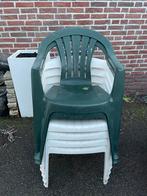 Stapelbare Tuinstoelen (Kunststof), Ophalen of Verzenden, Gebruikt, Kunststof, Stapelbaar
