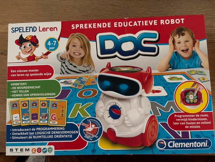 Sprekende Educatieve Robot DOC - Clementoni, Kinderen en Baby's, Speelgoed | Educatief en Creatief, Zo goed als nieuw, Elektronica