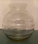 Leerdam Copier drieribbel vaas, Antiek en Kunst, Antiek | Glas en Kristal, Ophalen of Verzenden