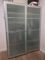 Kledingkast met schuifdeuren, Huis en Inrichting, Ophalen, Gebruikt, 100 tot 150 cm, 200 cm of meer