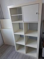 IKEA Bureau & kallax  Kast, Met plank(en), Kunststof, Gebruikt, 100 tot 150 cm