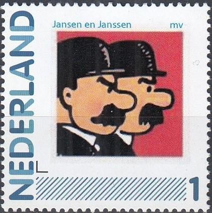 Nederland -6- Strip-Persoonlijke-Kuifje -2- Jansen & Janssen, Verzenden, Na 1940, Postfris