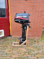 Mercury 5 pk 4takt kortstaart  En 3.6m stalen Beenhakkervlet, Watersport en Boten, Bootonderdelen, Gebruikt, Motor en Techniek