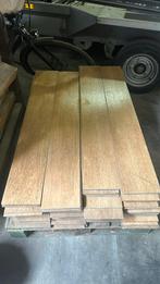Pvc vloer eiken look 35m2, Ophalen, Kunststof, 50 tot 150 cm, Zo goed als nieuw