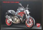 Mooie folder Ducati Monster 821 - 2017 (nieuw), Motoren, Handleidingen en Instructieboekjes, Verzenden, Ducati