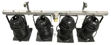 4-bar par 64 ACL 250W/28V black (1.27m) beschikbaar voor biedingen