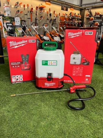 Milwaukee rug spuit set op 18V beschikbaar voor biedingen