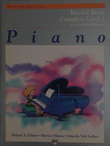 Bladmuziek/ Alfred's Basic Piano Library Recital Book 1 beschikbaar voor biedingen