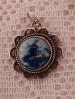 Delftsblauw Hangertje, Ophalen of Verzenden, Zo goed als nieuw, Zilver, Overige materialen