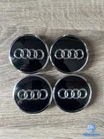 ORIGINELE Audi naafkap naafdop set hoogglans zwart, Auto diversen, Wieldoppen, Ophalen of Verzenden, Gebruikt