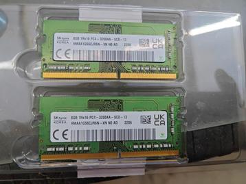 2x 8GB DDR4 SO-DIMM 3200MHz Laptop Geheugen beschikbaar voor biedingen