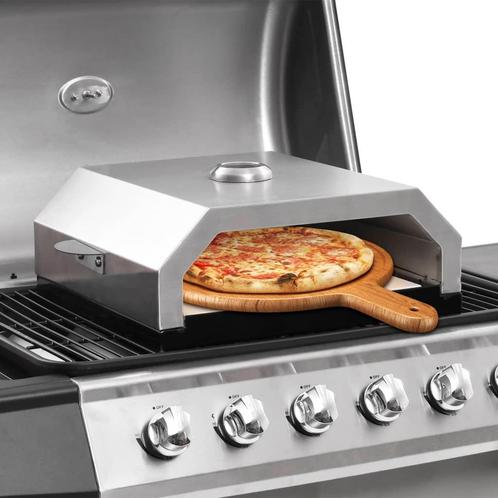 Pizzaoven pizzasteen gas- / houtskoolbarbecue GRATIS BEZORGD, Tuin en Terras, Pizzaovens, Nieuw, Verzenden