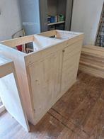 Keukenblok van terug gedroogd en geschaafd hout, Ophalen of Verzenden, Nieuw, 25 tot 50 cm, Minder dan 100 cm