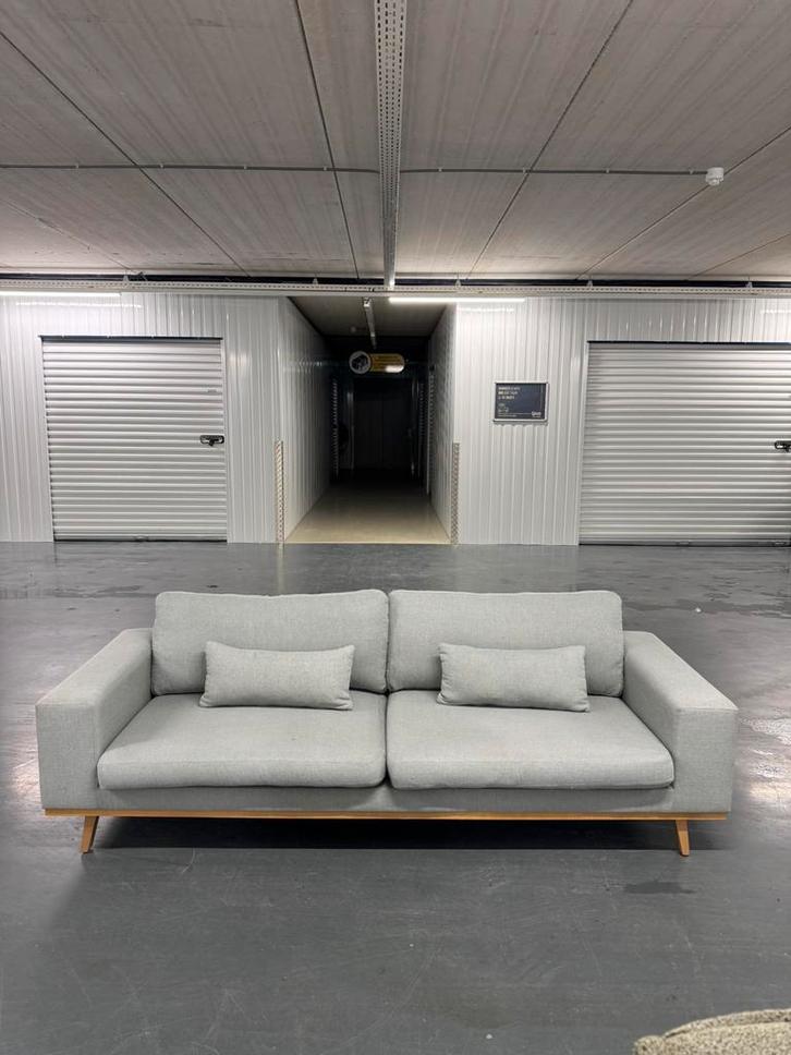 Stijlvolle 3-zits bank – Scandinavisch design, Huis en Inrichting, Banken | Bankstellen, Zo goed als nieuw, Driepersoons, 200 tot 250 cm