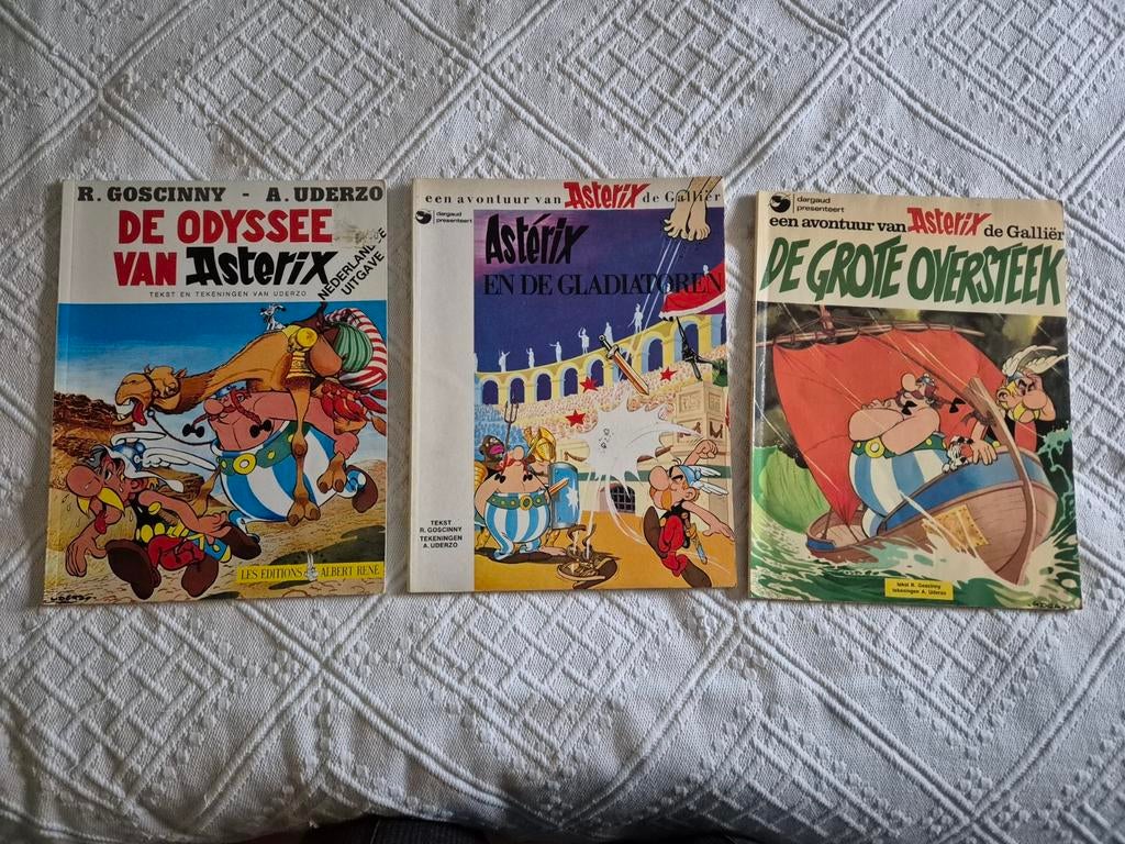 3 x Asterix de Galliër, Meerdere stripboeken, Ophalen of Verzenden, Zo goed als nieuw