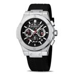 T.K. zwarte/ rode Rotorcraft horloge type RGS7/Sinner RC3401, Overige merken, Staal, Polshorloge, Nieuw