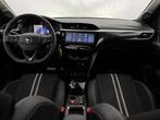 Opel Corsa 1.2 Turbo Gs-line Half leder, Camera, Apple carpl, Euro 6, Zwart, Hybride Elektrisch/Benzine, Geïmporteerd