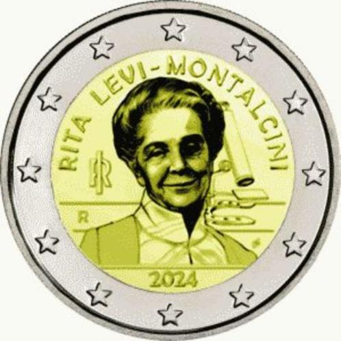 2 euro Italie 2024 - Rita Levi Montalcini - UNC, Postzegels en Munten, Munten | Europa | Euromunten, Losse munt, 2 euro, Italië