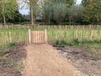 Engels hekwerk Kastanjehout kippen schapenhek afrastering, Tuin en Terras, Met poort, Gerard Krale, Nieuw, Ophalen of Verzenden