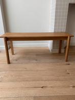 Houten bankje, 50 tot 100 cm, Eikenhout, Ophalen of Verzenden, Zo goed als nieuw