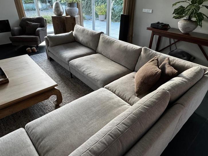 royale hoekbank (3,18m x3,18m), Huis en Inrichting, Banken | Bankstellen, Gebruikt, Hoekbank, Vierpersoons of meer, 300 cm of meer