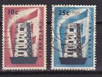 Europa CEPT 1956 Nederland MiNr. 683-684 gs NVPH 681-682, Postzegels en Munten, Postzegels | Nederland, Na 1940, Verzenden, Gestempeld