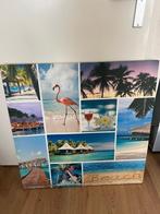 Mooi canvasdoek met mooie strandafbeeldingen, Minder dan 50 cm, Schilderij, Zo goed als nieuw, Ophalen