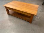 Teak houten salontafel 140x80x50 cm, 100 tot 150 cm, Gebruikt, Rechthoekig, 50 tot 75 cm