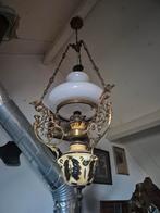 Oude olielamp op stroom, Antiek en Kunst, Ophalen