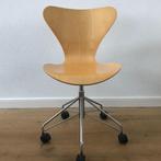 2 Fritz Hansen vlinderstoel 3117 bureaustoel beuken vintage, Ophalen, Gebruikt, Zwart, Nvt