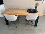 Eiken eettafel te koop (doe een goed bod), Huis en Inrichting, Tafels | Eettafels, Ophalen, Gebruikt, Eikenhout, 200 cm of meer