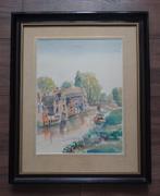 Jo Diks (1920-2013) - Het Gooi - Aquarel - 1960, Antiek en Kunst, Ophalen