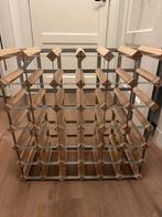 Mooi, stevig houten wijnrek 36 flessen, Ophalen of Verzenden, Zo goed als nieuw, 25 flessen of meer, 75 cm of meer