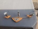 Plafondlamp met 3 spotjes, Ophalen, Metaal of Aluminium, Zo goed als nieuw, Led