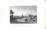 1837 - zicht op Amersfoort, Ophalen of Verzenden