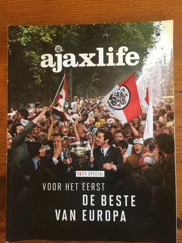 voetbalboek- Ajax life 1971 special-De beste van Europa beschikbaar voor biedingen
