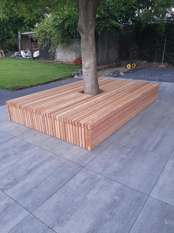 Boombank Douglas met dichte zijkanten, Tuin en Terras, Overige Tuin en Terras, Nieuw, Ophalen of Verzenden
