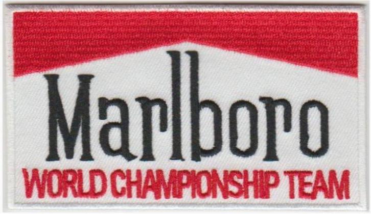Marlboro stoffen opstrijk patch embleem #2, Verzamelen, Merken en Reclamevoorwerpen, Nieuw, Overige typen, Verzenden