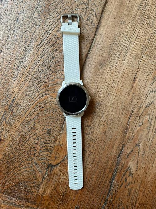 Witte Garmin Vivoactive 3, Sieraden, Tassen en Uiterlijk, Smartwatches, Gebruikt, Android, Wit, GPS, Ophalen of Verzenden