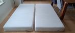 Twee 90x200 foam IKEA boxspringmatrassen + topper, Huis en Inrichting, Slaapkamer | Matrassen en Bedbodems, Ophalen, 90 cm, Eenpersoons