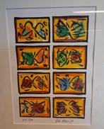 Kim Muis Zeefdrukken - Ingelijst, Antiek en Kunst, Kunst | Litho's en Zeefdrukken, Ophalen of Verzenden