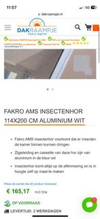 140 bij 200 meter roll up insectenhor, Ophalen, Nieuw