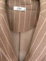Zizo gestreept pak - jasje en broek, Maat 38/40 (M), Kostuum of Pak, Beige, Ophalen of Verzenden
